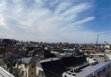 住戸からの眺望写真　東武東上線「ときわ台」駅 一棟売ビル 現地写真